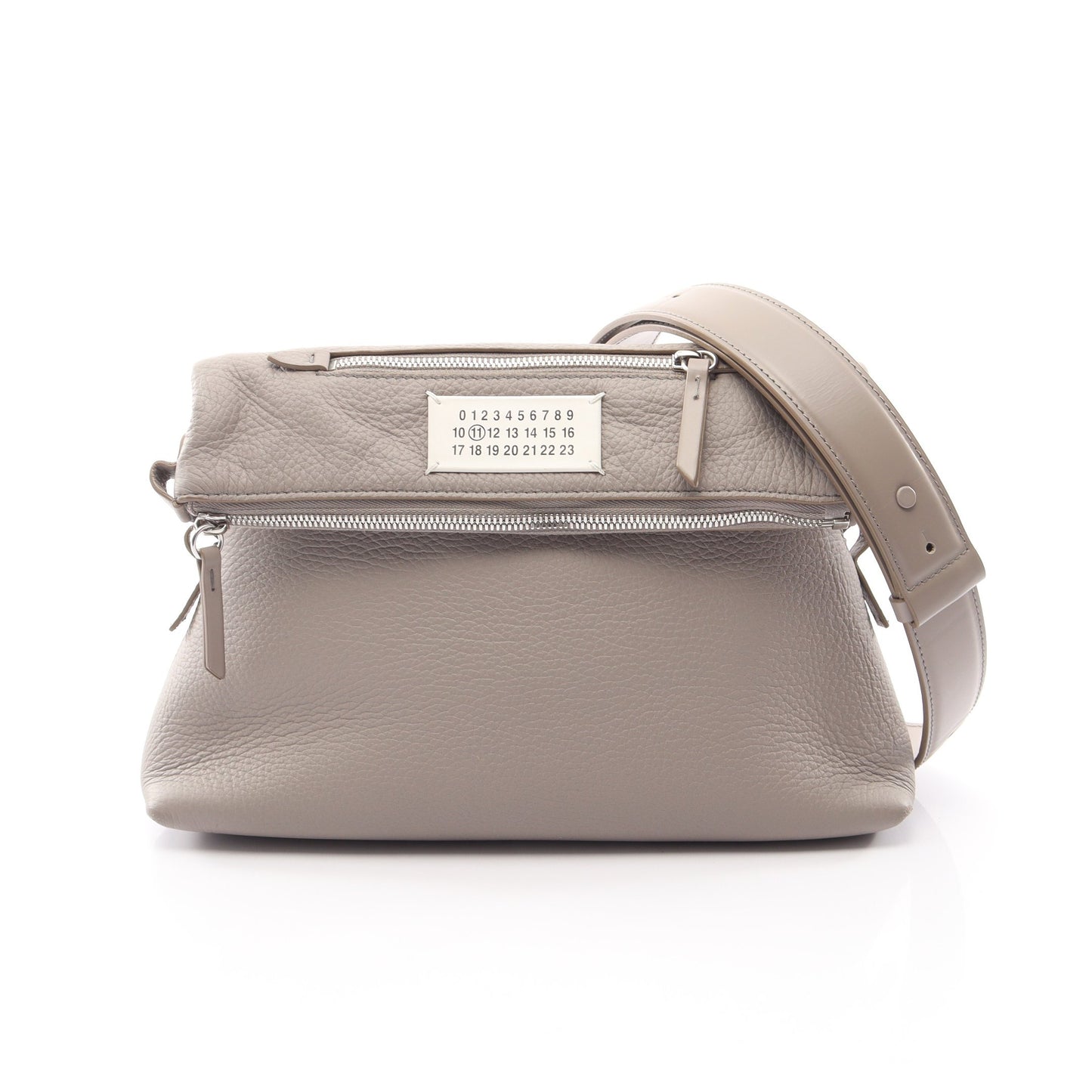 5AC スモール ショルダーバッグ レザー グレーベージュ メゾンマルジェラ11 バッグ Maison Margiela 11