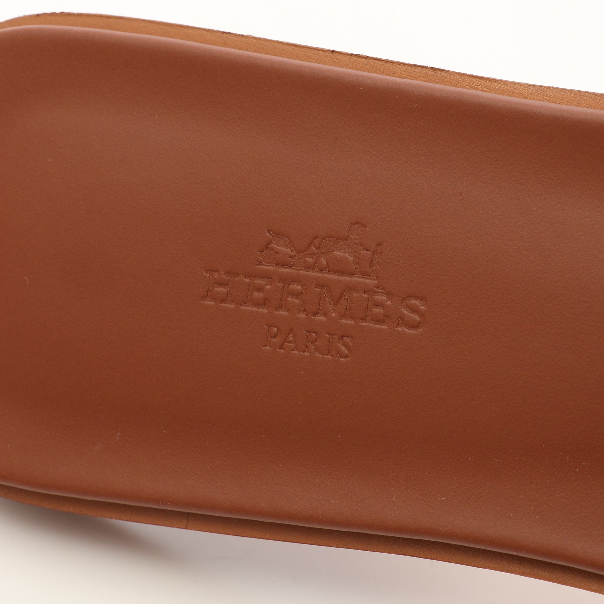 Oran オラン ミュール サンダル レザー ブラウン エルメス シューズ HERMES