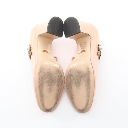 Louis Bee Mary Jane Pumps パンプス エナメルレザー ピンク グッチ