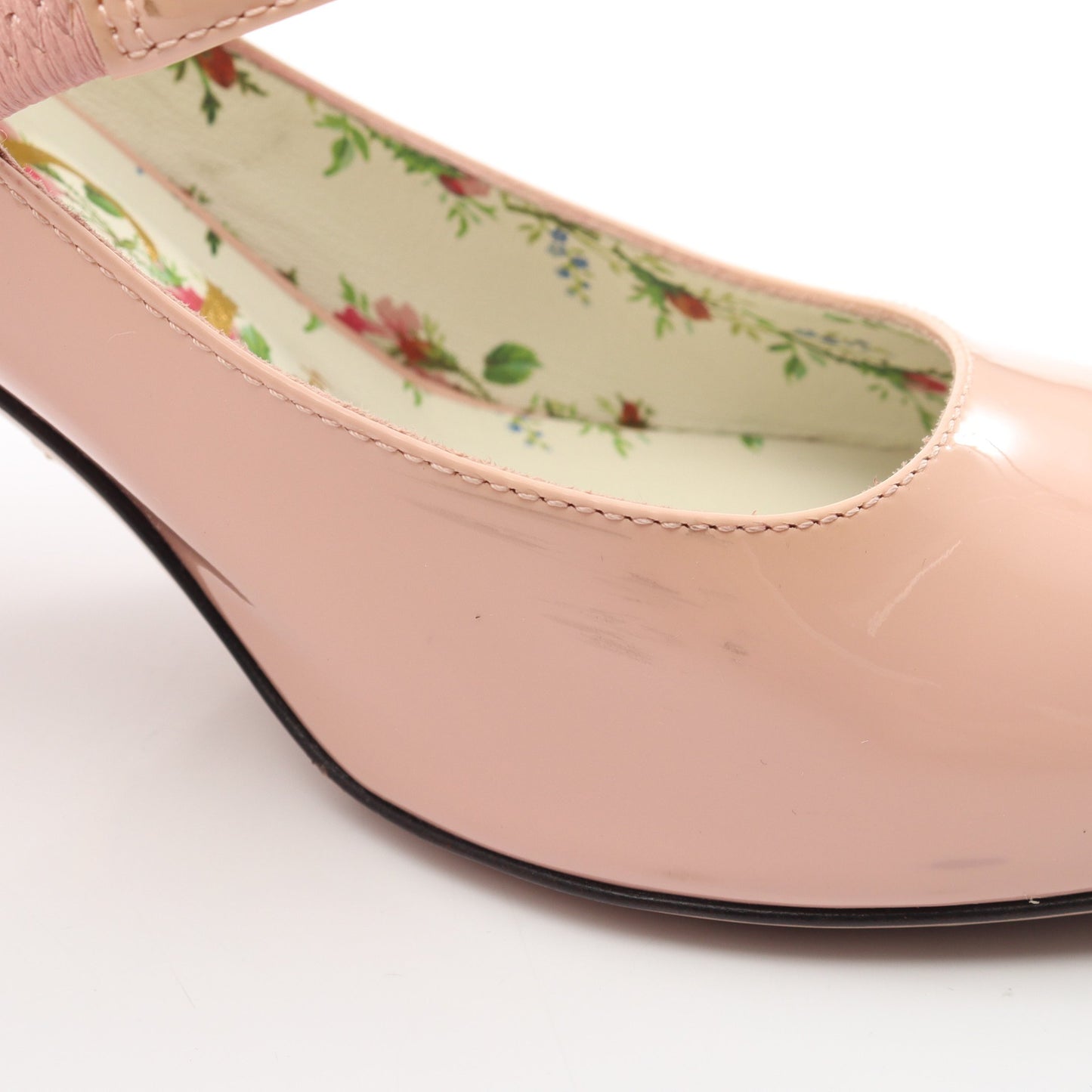 Louis Bee Mary Jane Pumps パンプス エナメルレザー ピンク グッチ