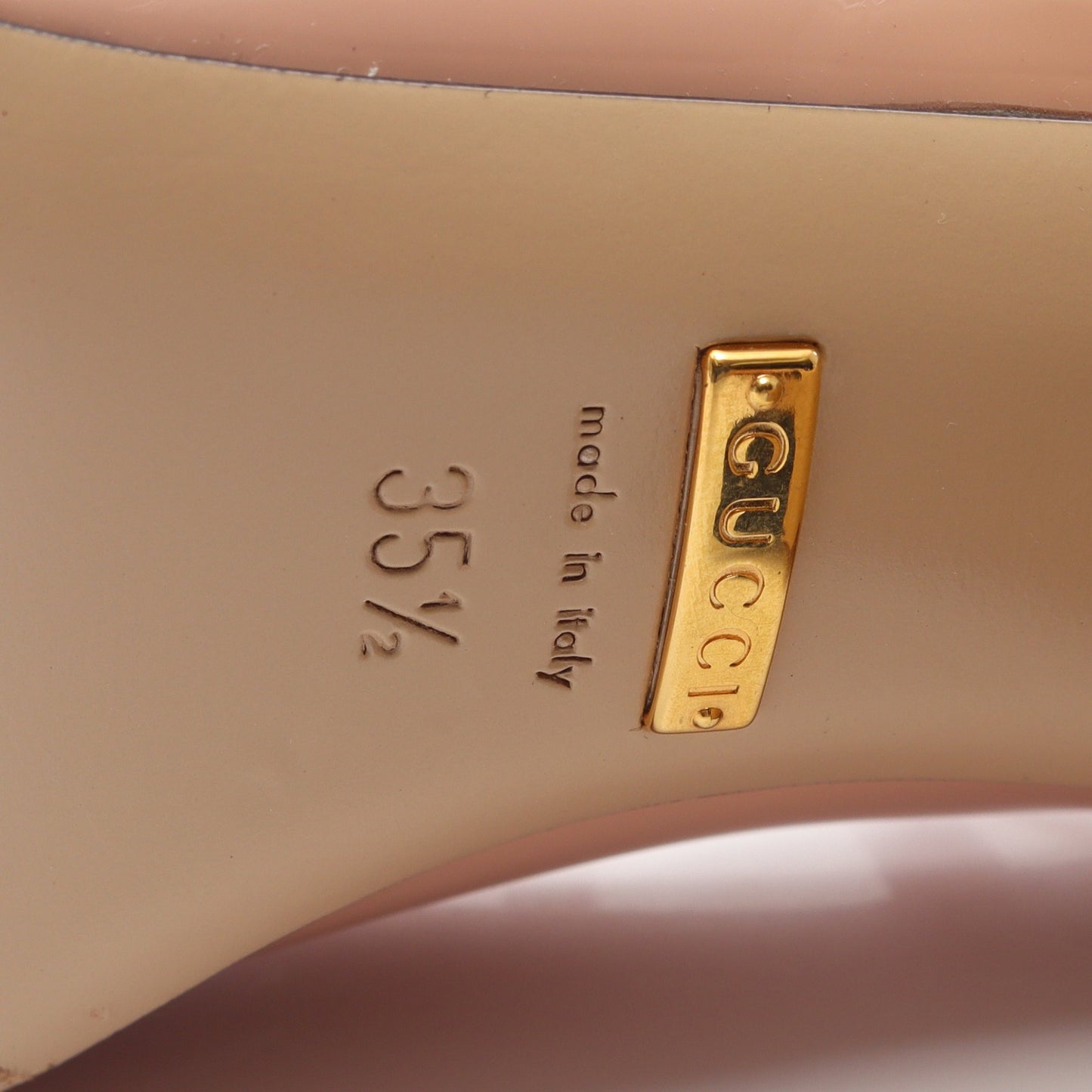 Louis Bee Mary Jane Pumps パンプス エナメルレザー ピンク グッチ