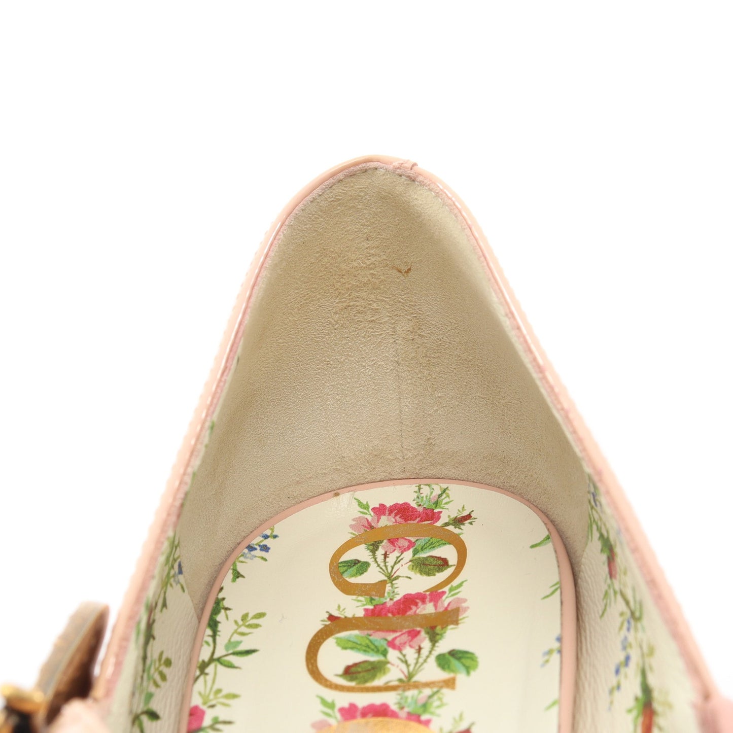 Louis Bee Mary Jane Pumps パンプス エナメルレザー ピンク グッチ