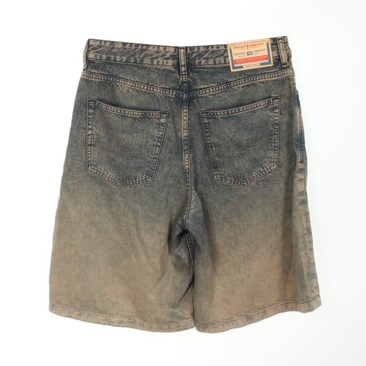 D-Sire Short ハーフ ダメージ加工 デニムパンツ セルロース インディゴブルー ディーゼル