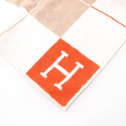 アヴァロン バスタオル タオル コットン ベージュ マルチカラー エルメス 財布・小物 HERMES