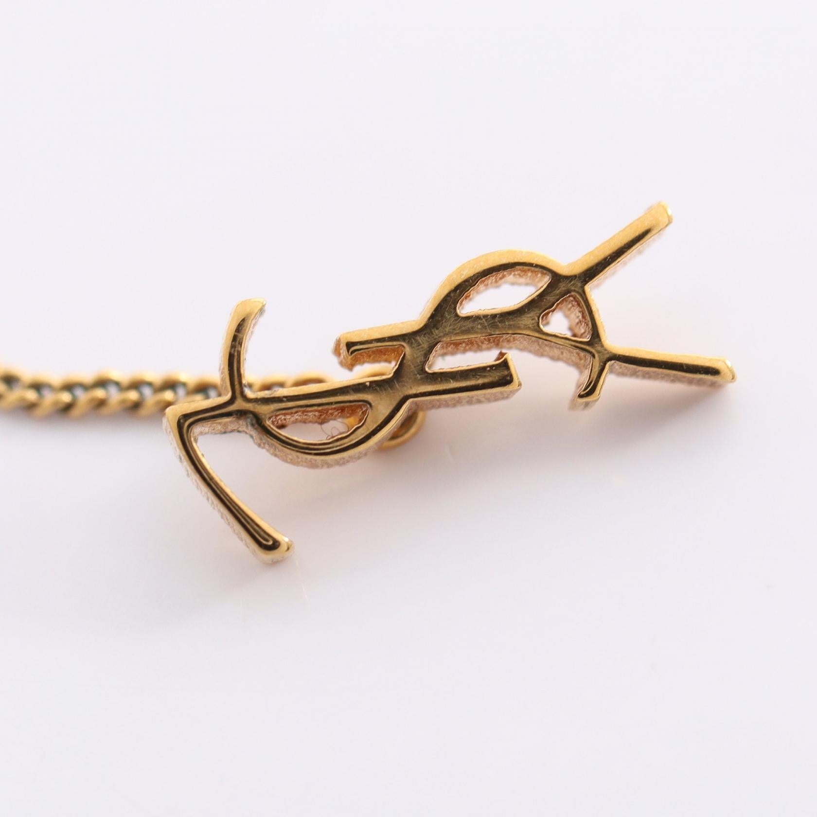 OPYUM オピウム カサンドラ スレッダー ピアス GP ゴールド サンローランパリ アクセサリー SAINT LAURENT PARIS