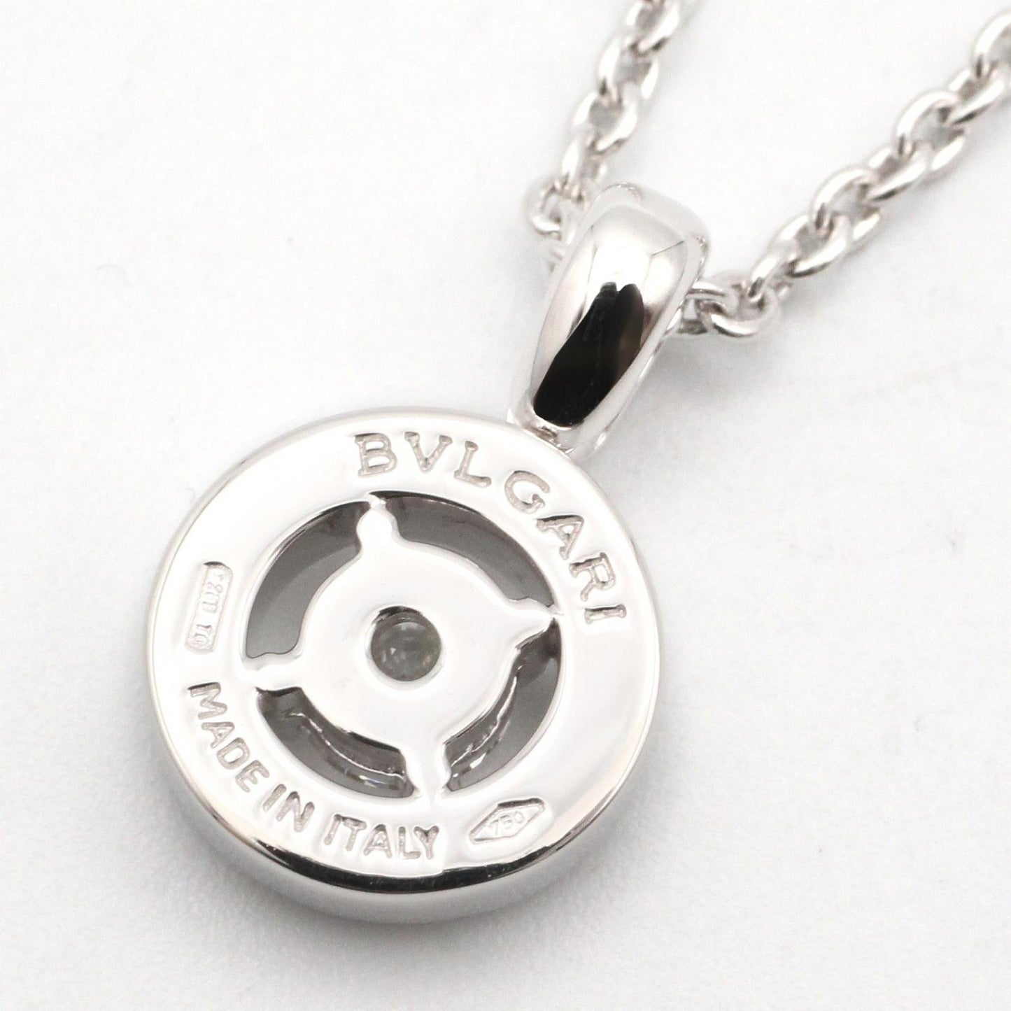 ブルガリブルガリ ネックレス 1PD ネックレス K18WG ダイヤモンド クリア ホワイトゴールド ブルガリ アクセサリー BVLGARI
