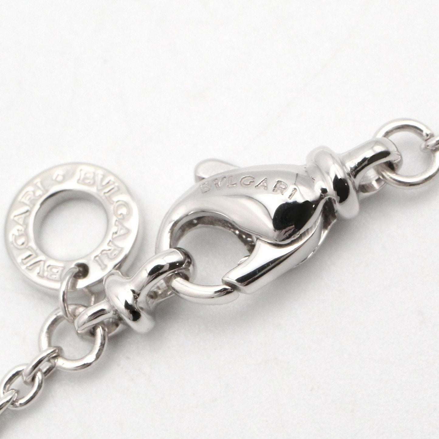 ブルガリブルガリ ネックレス 1PD ネックレス K18WG ダイヤモンド クリア ホワイトゴールド ブルガリ アクセサリー BVLGARI