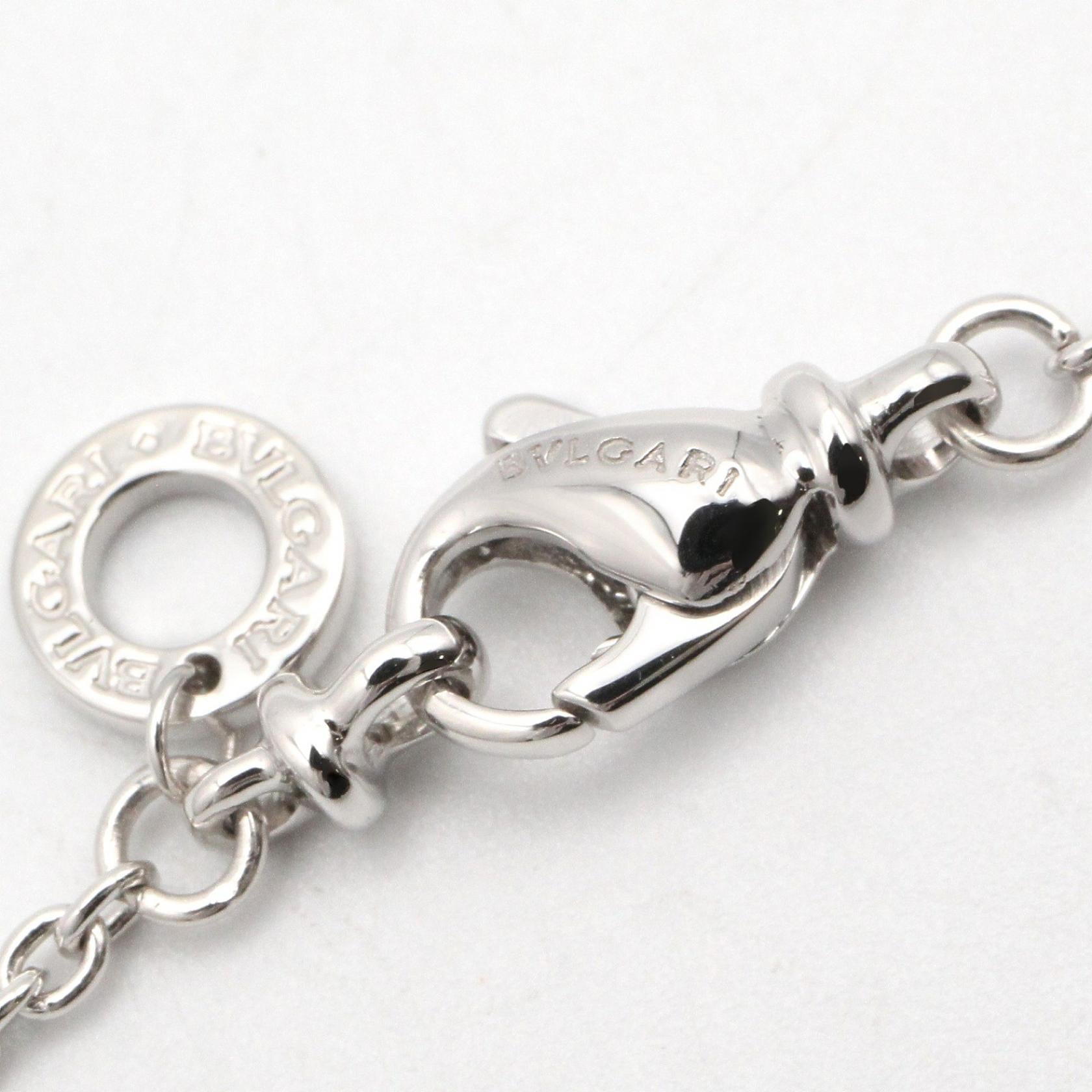 ブルガリブルガリ ネックレス 1PD ネックレス K18WG ダイヤモンド クリア ホワイトゴールド ブルガリ アクセサリー BVLGARI