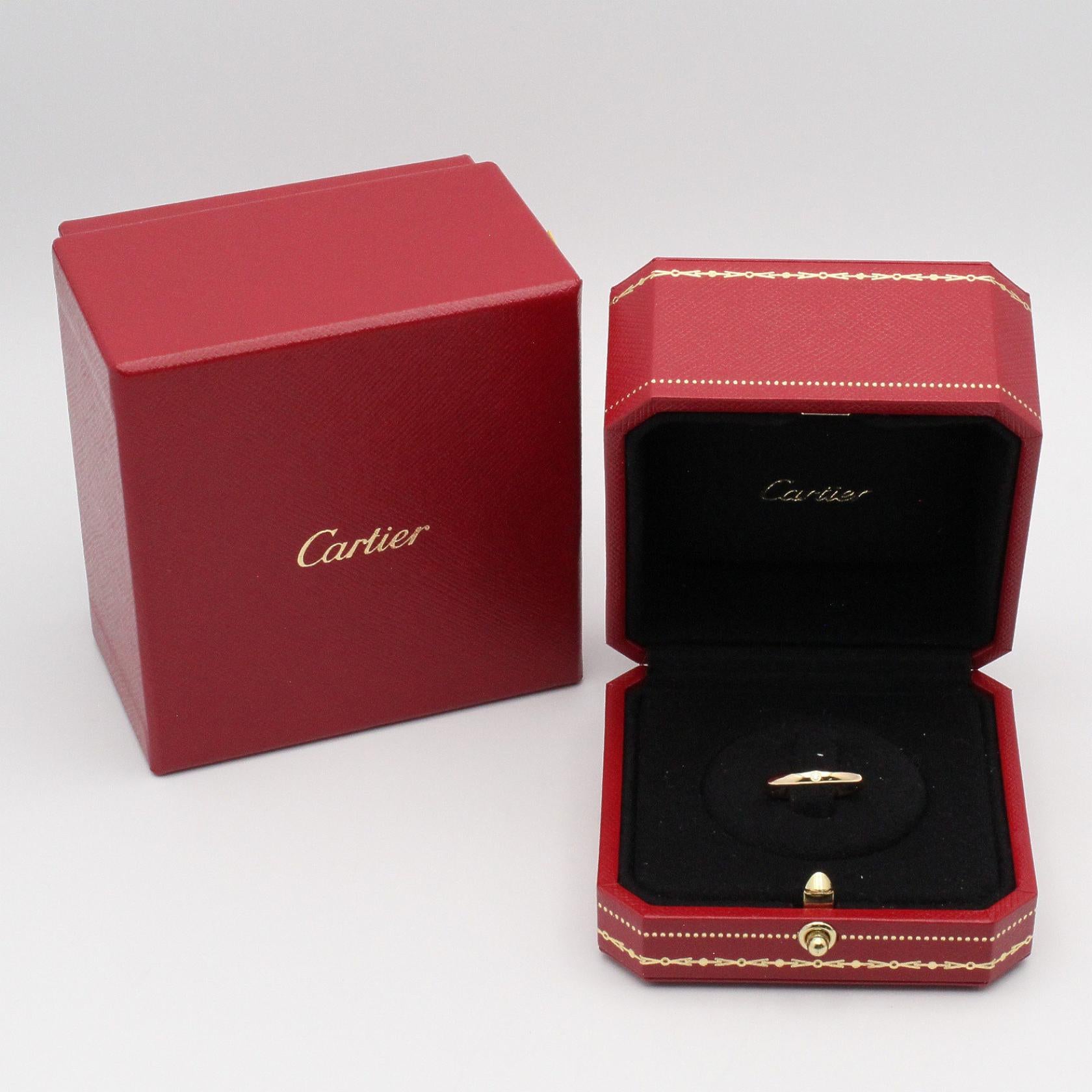 1895 リング 1PD リング 指輪 K18YG ダイヤモンド クリア イエローゴールド カルティエ アクセサリー Cartier