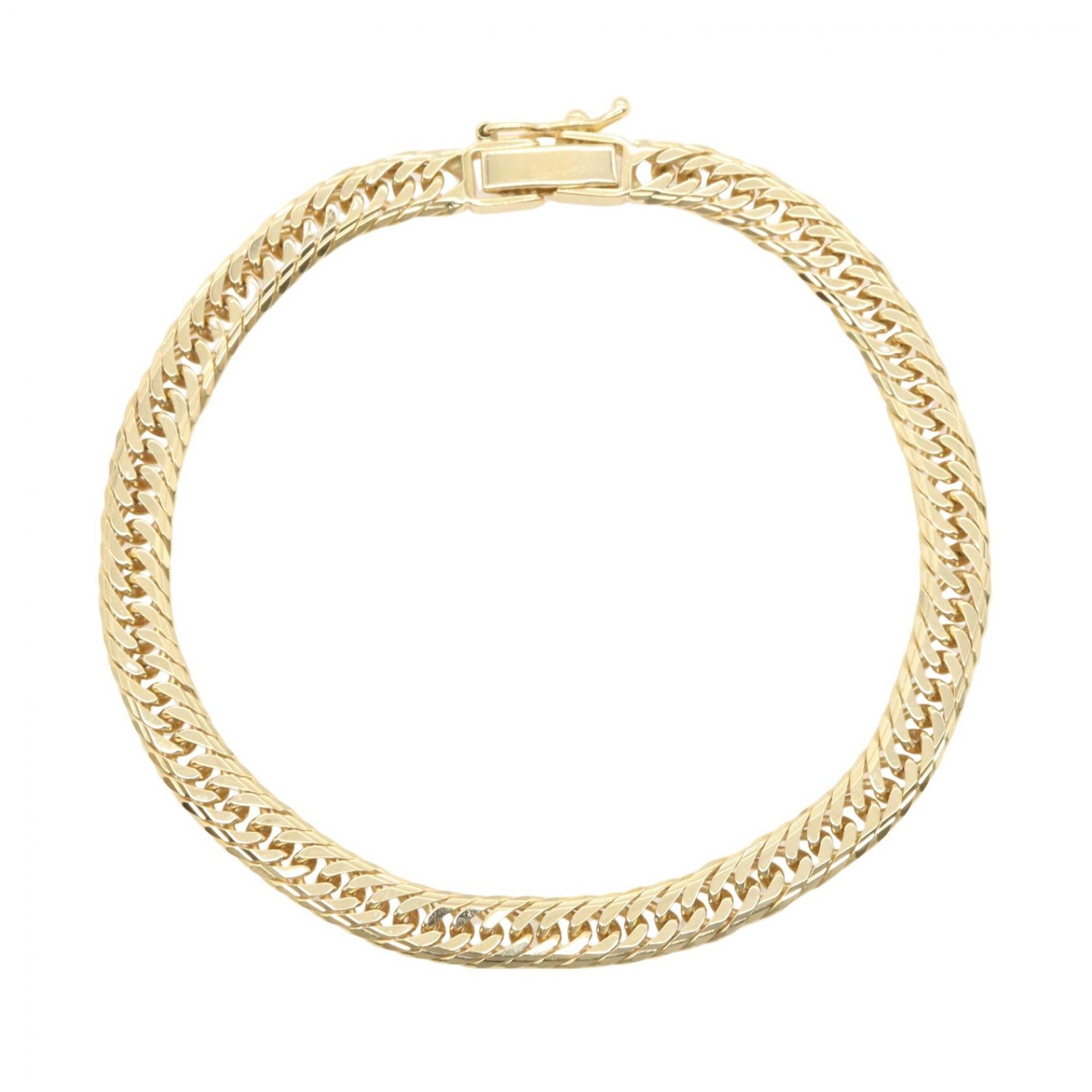 8メンTキヘイブレスレット ブレスレット K18YG イエローゴールド ノーブランドジュエリー アクセサリー NO BRAND JEWELRY