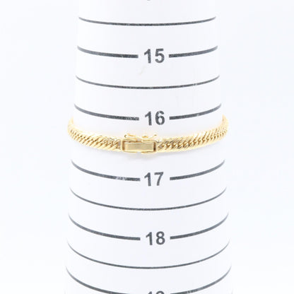 8メンTキヘイブレスレット ブレスレット K18YG イエローゴールド ノーブランドジュエリー アクセサリー NO BRAND JEWELRY