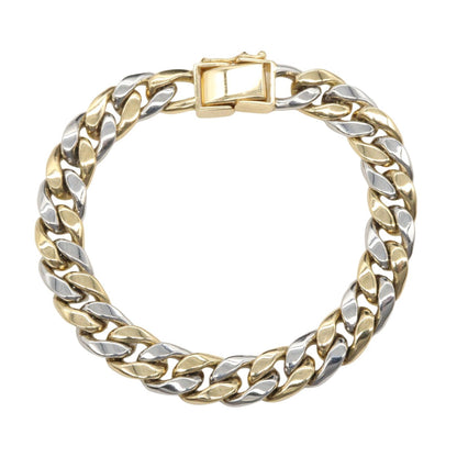 2メンSキヘイブレスレット ブレスレット K18YG PT850 イエローゴールド プラチナ ノーブランドジュエリー アクセサリー NO BRAND JEWELRY
