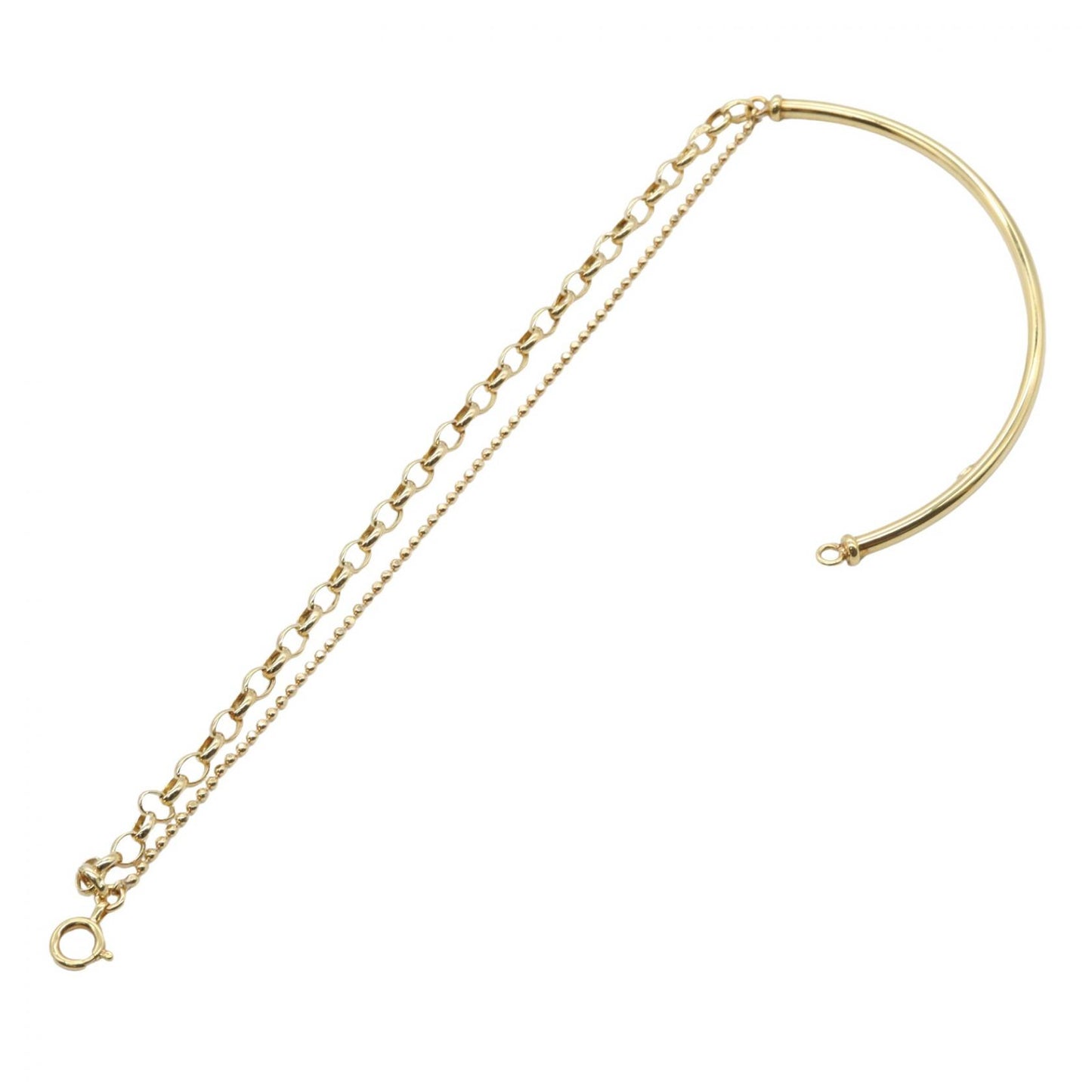 ブレスレット ブレスレット K18YG イエローゴールド ノーブランドジュエリー アクセサリー NO BRAND JEWELRY