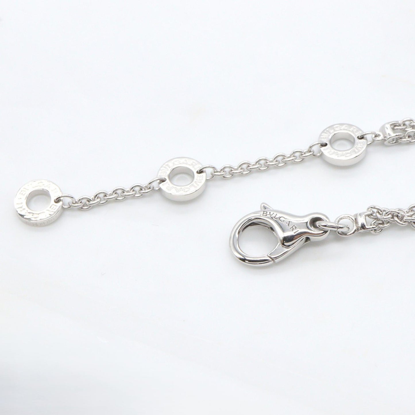 ブルガリブルガリ ダイヤ ブレスレット ブレスレット K18WG ダイヤモンド ホワイトゴールド クリア ブルガリ アクセサリー BVLGARI