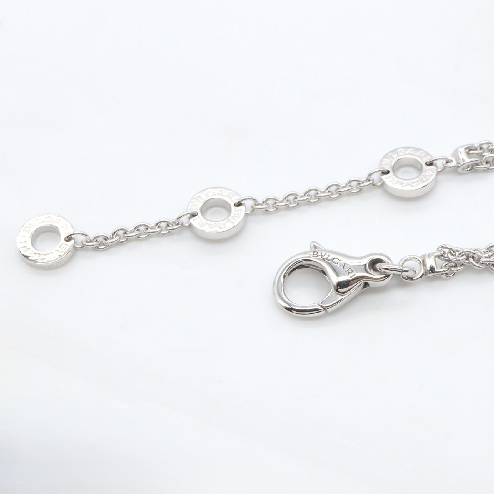 ブルガリブルガリ ダイヤ ブレスレット ブレスレット K18WG ダイヤモンド ホワイトゴールド クリア ブルガリ アクセサリー BVLGARI