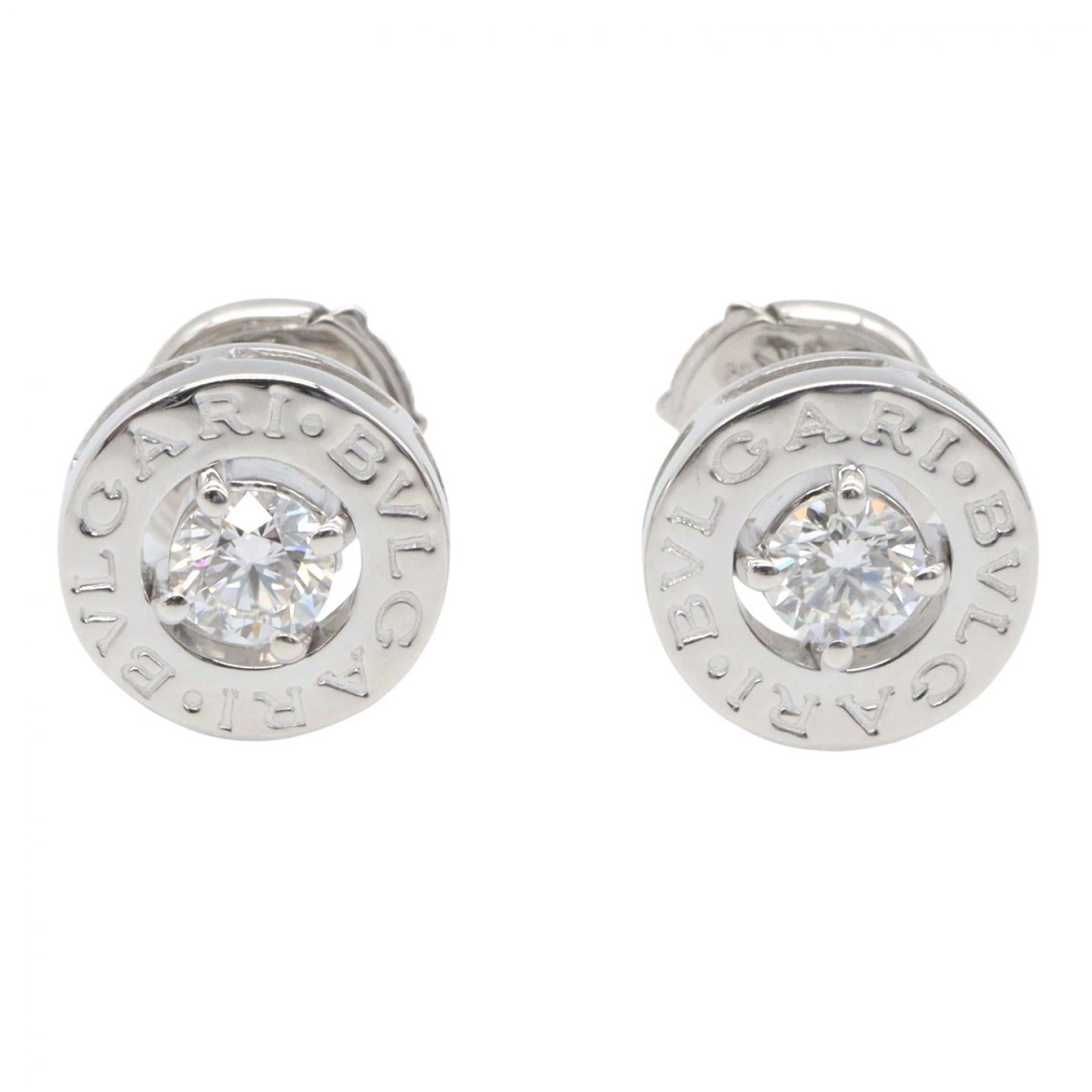 ブルガリブルガリ ダイヤ ピアス ピアス K18WG ダイヤモンド ホワイトゴールド クリア ブルガリ アクセサリー BVLGARI