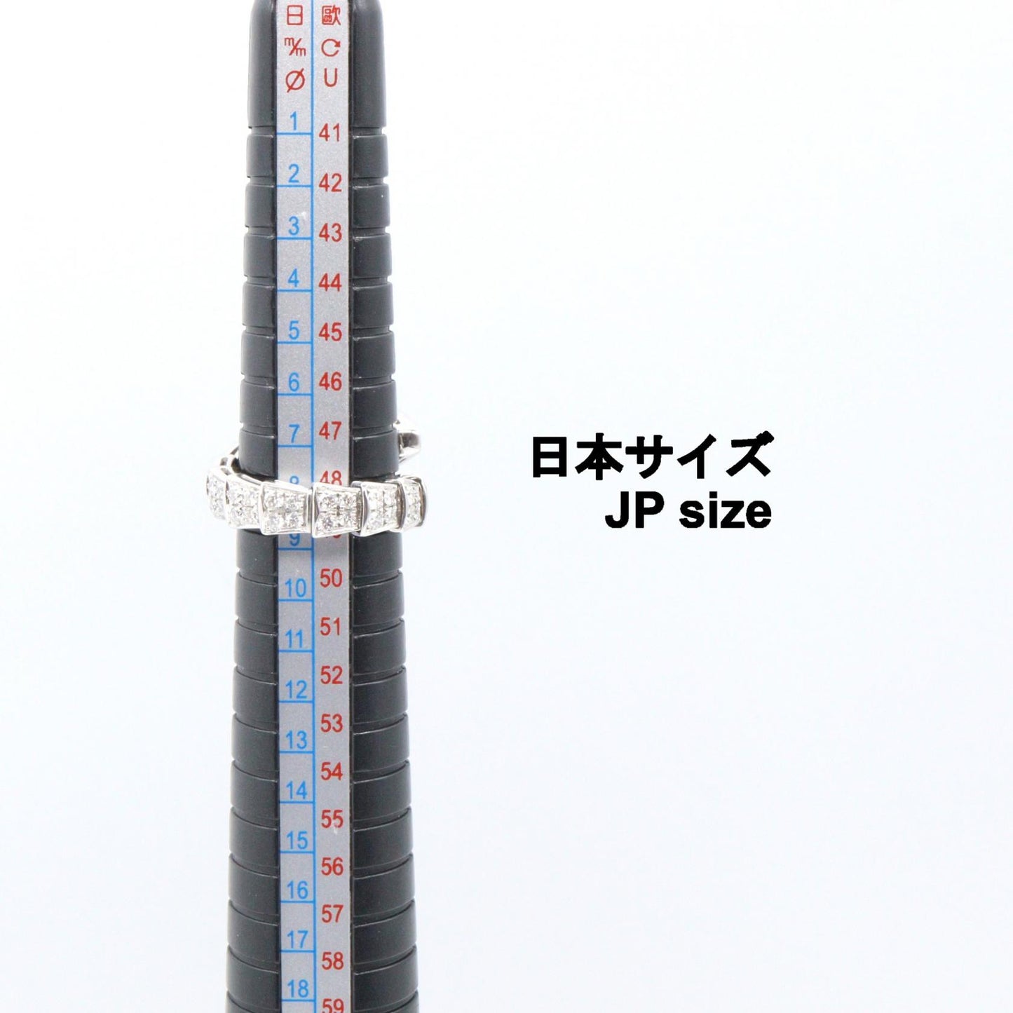 セルペンティ ダイヤ リング リング 指輪 K18WG ダイヤモンド ホワイトゴールド クリア ブルガリ アクセサリー BVLGARI