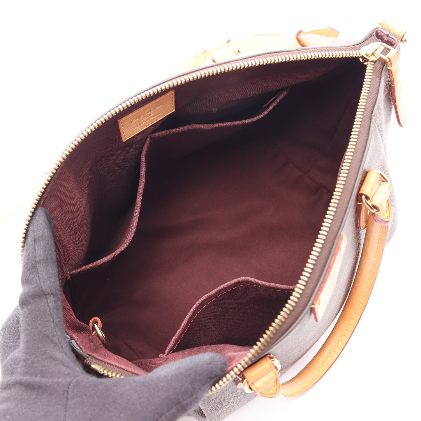 テュレンPM モノグラム 2WAY ハンドバッグ PVC レザー ブラウン ルイヴィトン