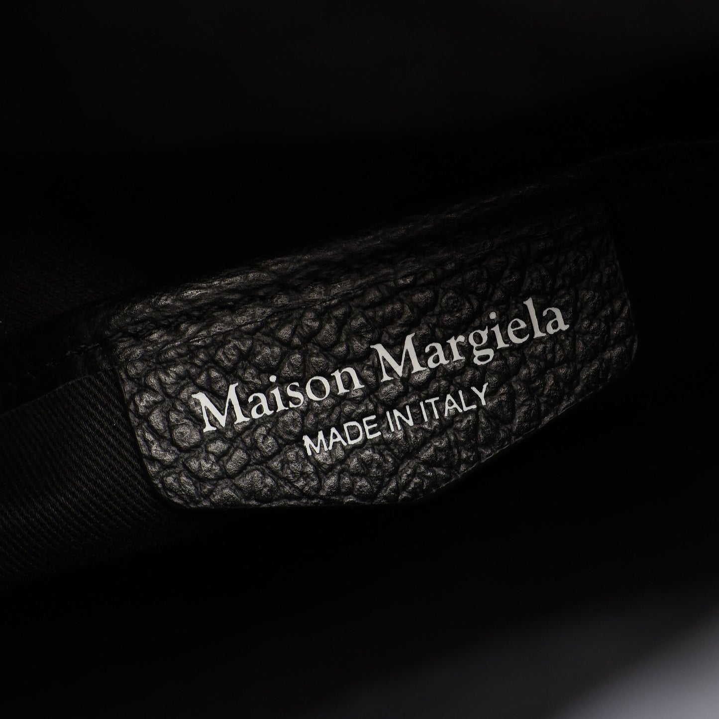 5AC ドローストリングバッグ ミディアム 2WAY ハンドバッグ レザー ブラック メゾンマルジェラ11 バッグ Maison Margiela 11