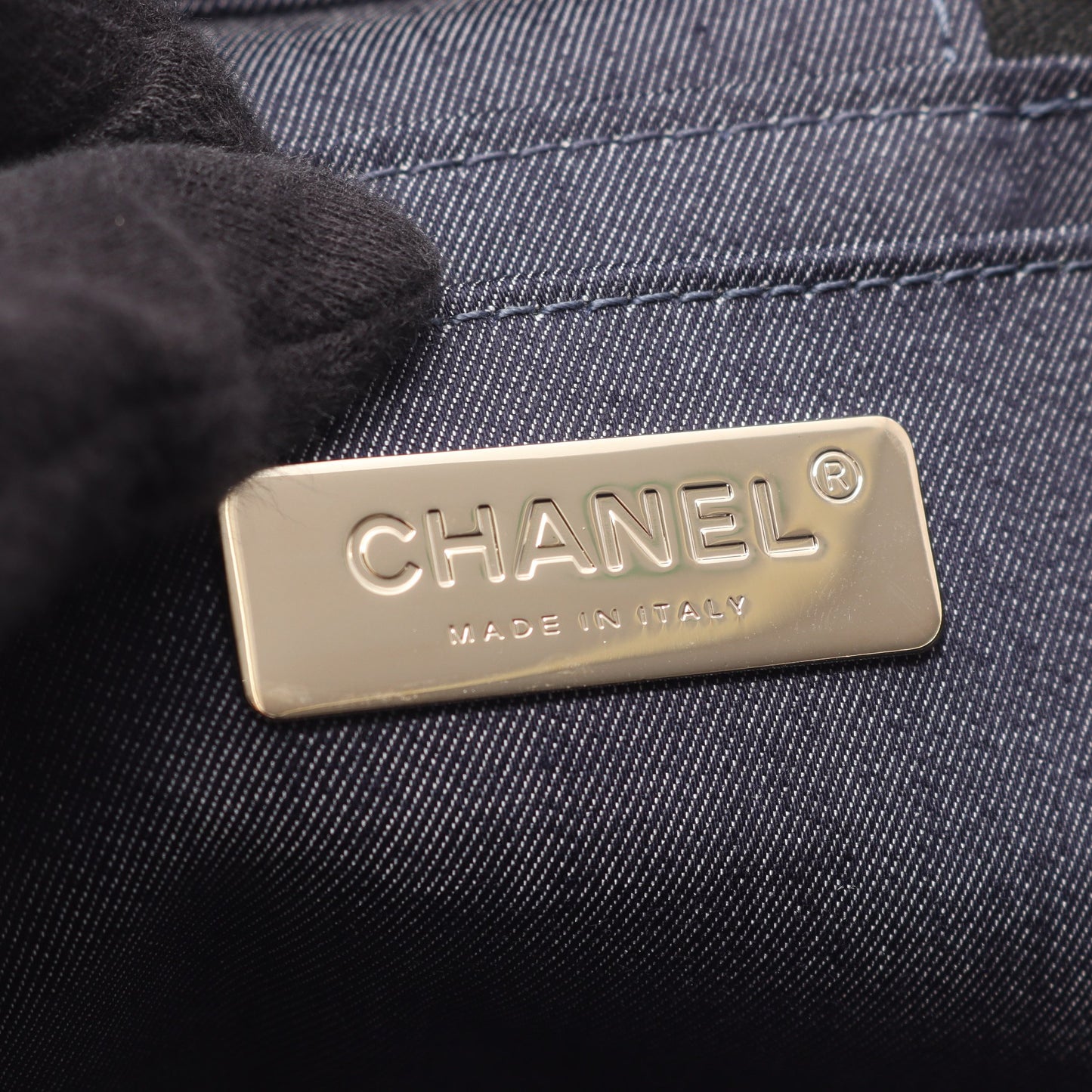 ココマーク 2WAY チェーンショルダーバッグ バニティバッグ ラムスキン ブラック ゴールド金具 シャネル