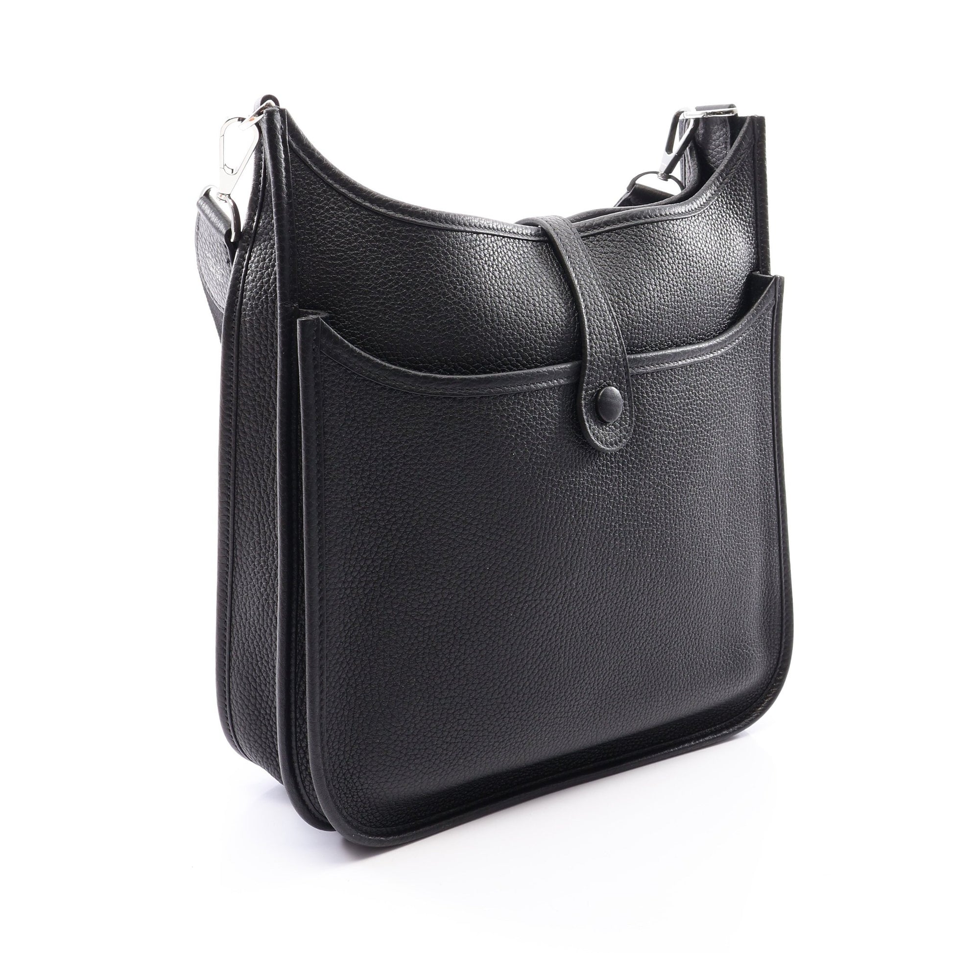 エヴリン 3 トロワ PM ショルダーバッグ トリヨンクレマンス ブラック シルバー金具 Z刻印 エルメス バッグ HERMES