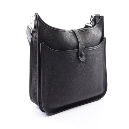 エヴリン 3 トロワ PM ショルダーバッグ トリヨンクレマンス ブラック シルバー金具 Z刻印 エルメス バッグ HERMES