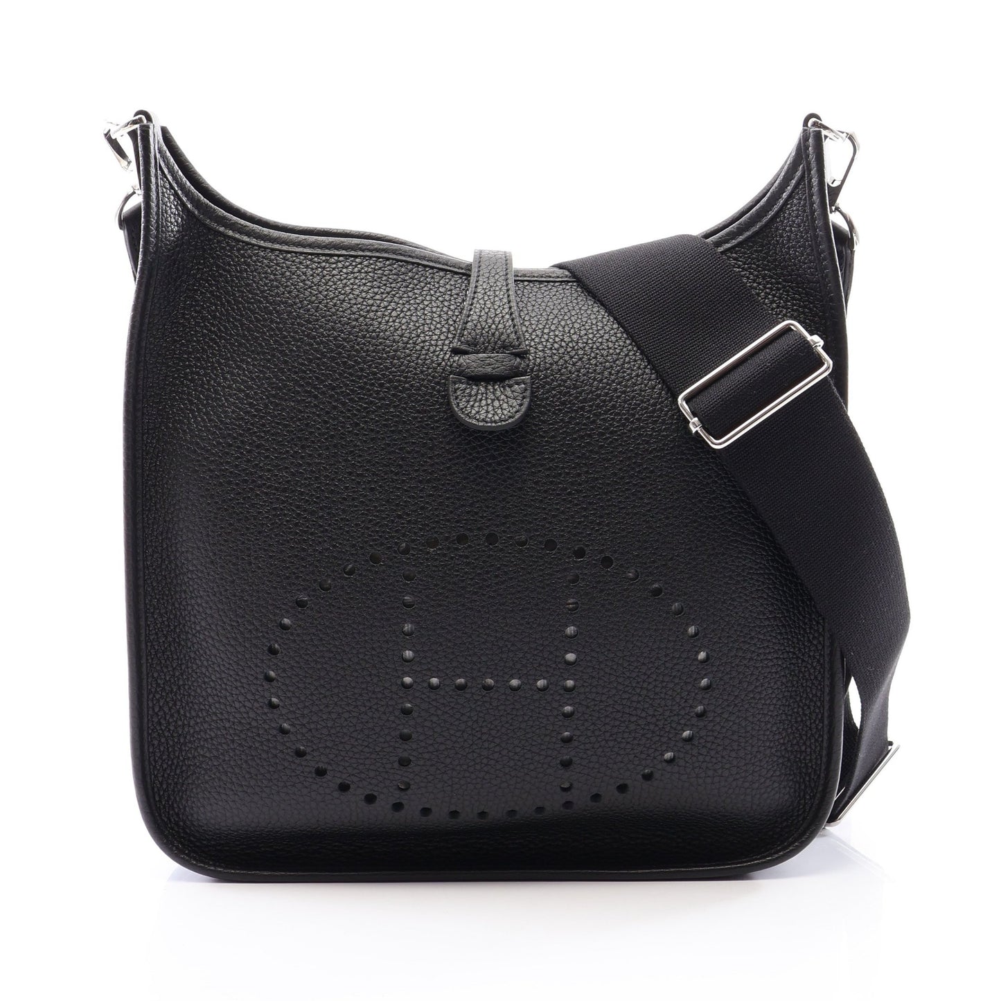 エヴリン 3 トロワ PM ショルダーバッグ トリヨンクレマンス ブラック シルバー金具 Z刻印 エルメス バッグ HERMES