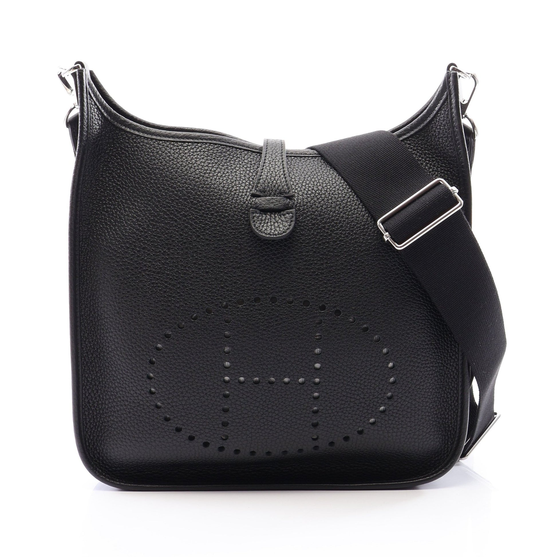 エヴリン 3 トロワ PM ショルダーバッグ トリヨンクレマンス ブラック シルバー金具 Z刻印 エルメス バッグ HERMES