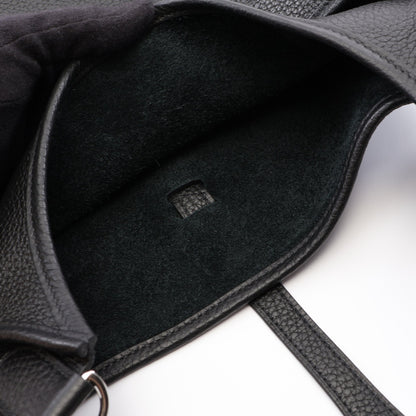 エヴリン 3 トロワ PM ショルダーバッグ トリヨンクレマンス ブラック シルバー金具 Z刻印 エルメス バッグ HERMES
