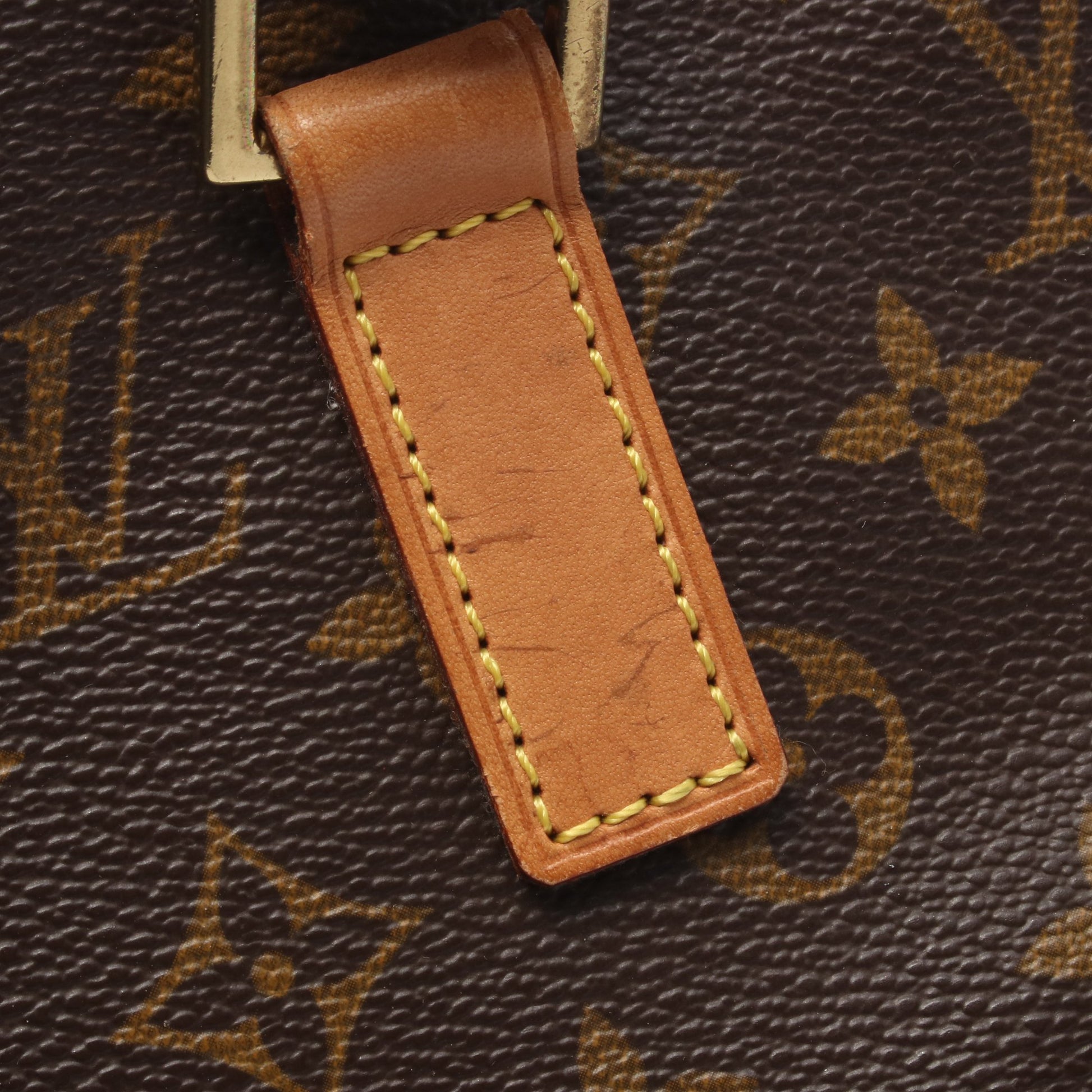 カバピアノ モノグラム ショルダーバッグ PVC レザー ブラウン ルイヴィトン バッグ LOUIS VUITTON
