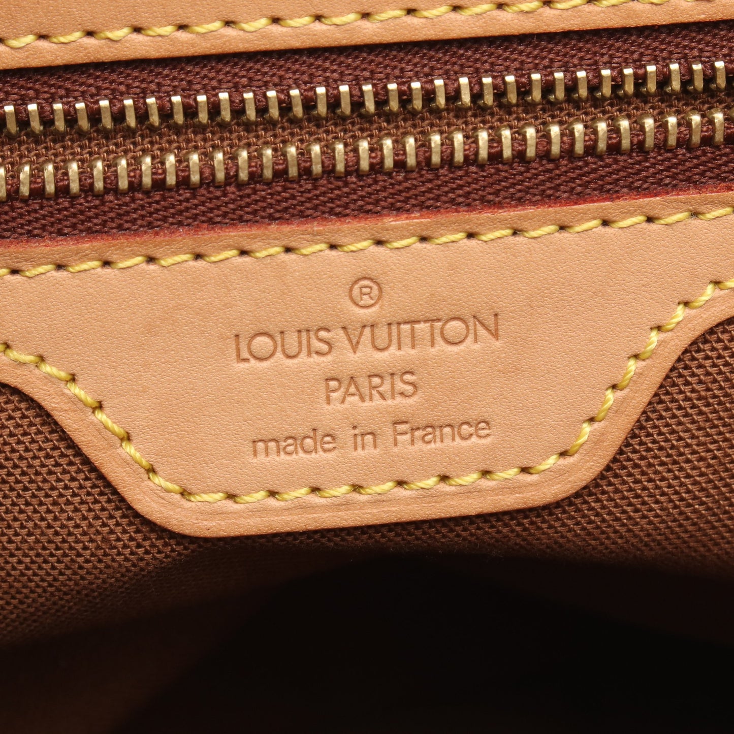 カバピアノ モノグラム ショルダーバッグ PVC レザー ブラウン ルイヴィトン バッグ LOUIS VUITTON