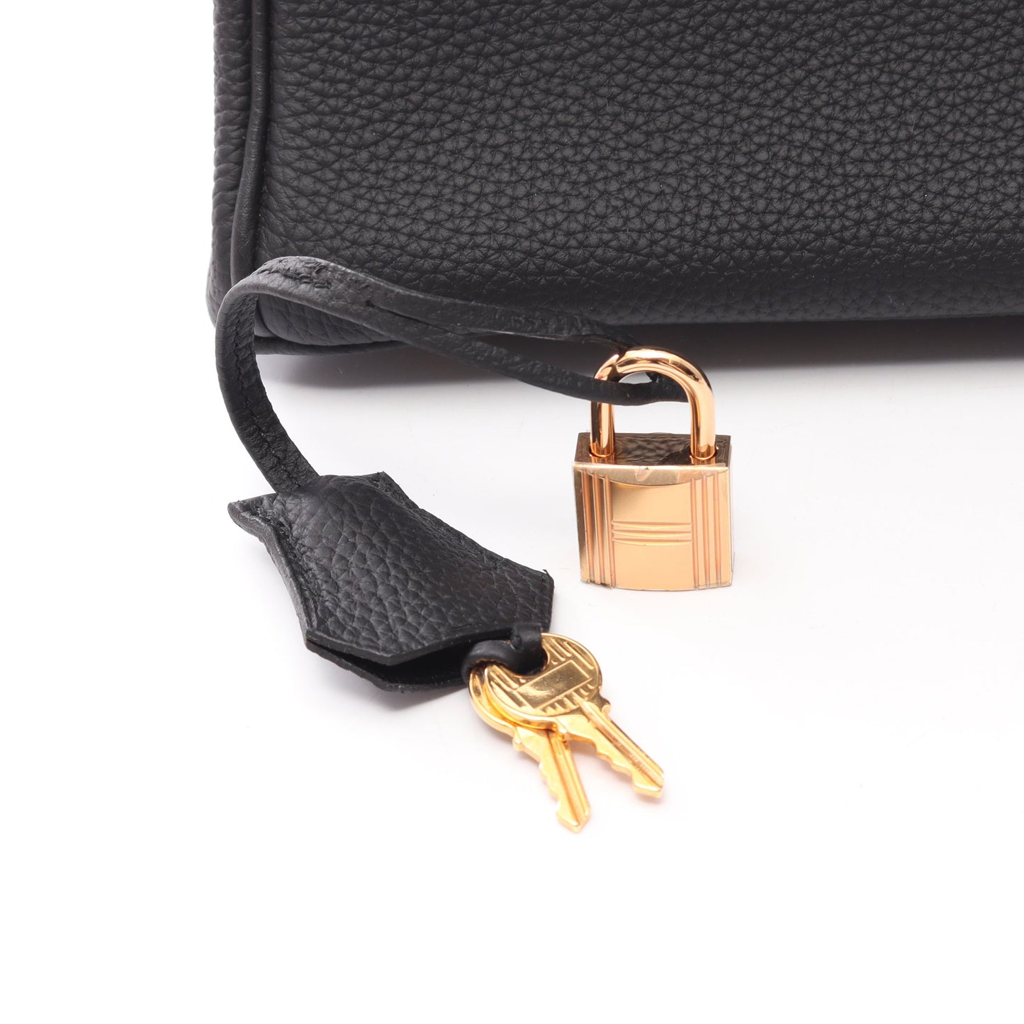 バーキン25 ハンドバッグ トゴ ブラック ゴールド金具 C刻印 エルメス