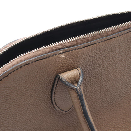 カラバス35 エトゥープ ショルダーバッグ トゴ グレーブラウン シルバー金具 □N刻印 エルメス バッグ HERMES