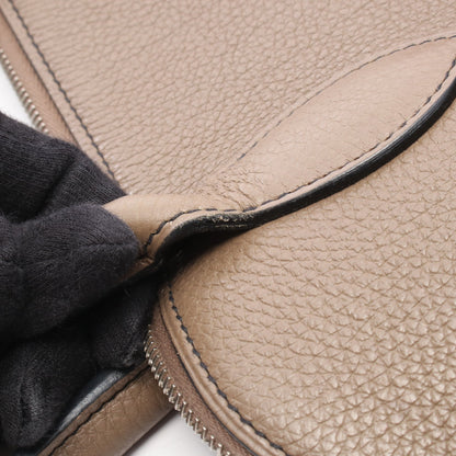 カラバス35 エトゥープ ショルダーバッグ トゴ グレーブラウン シルバー金具 □N刻印 エルメス バッグ HERMES