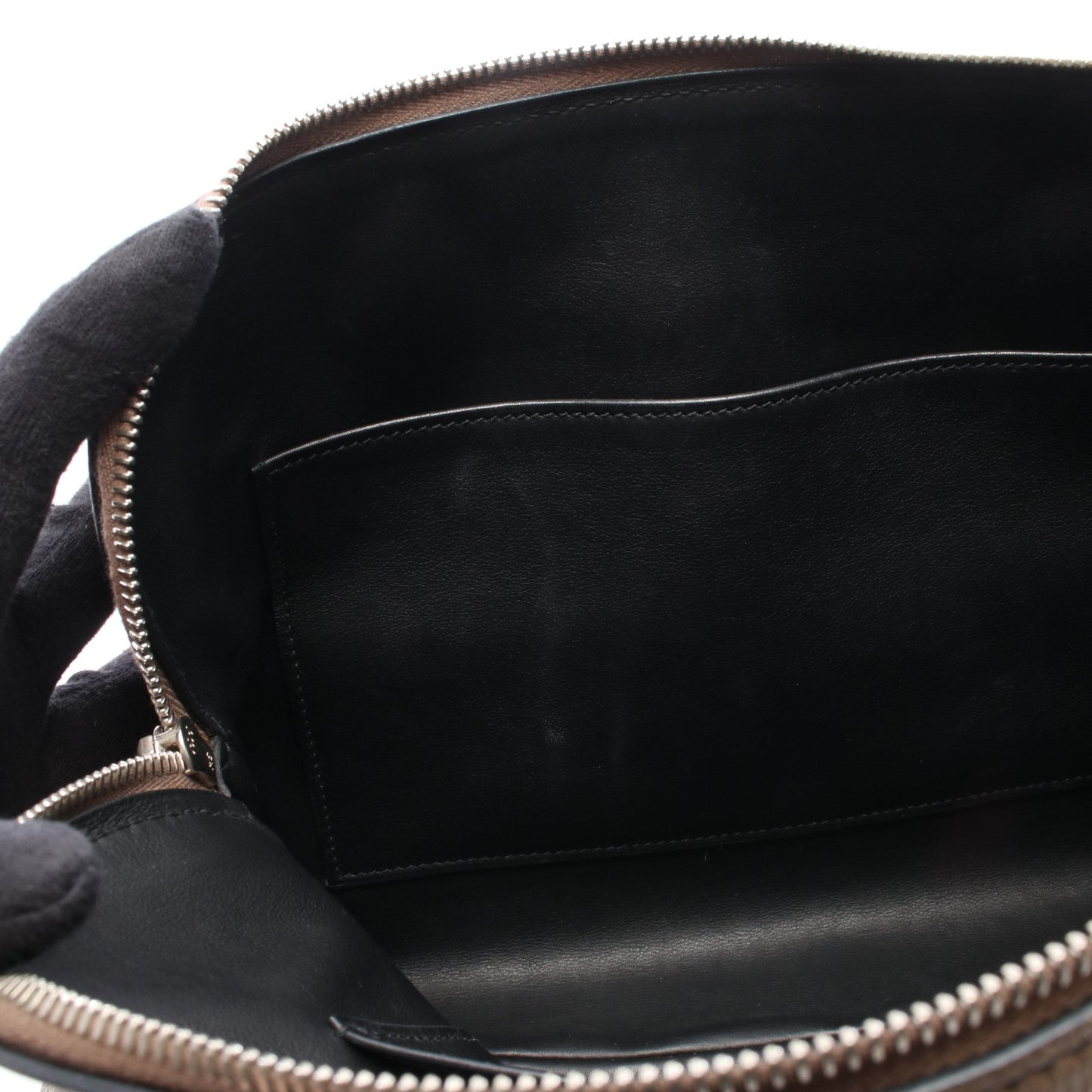 カラバス35 エトゥープ ショルダーバッグ トゴ グレーブラウン シルバー金具 □N刻印 エルメス バッグ HERMES