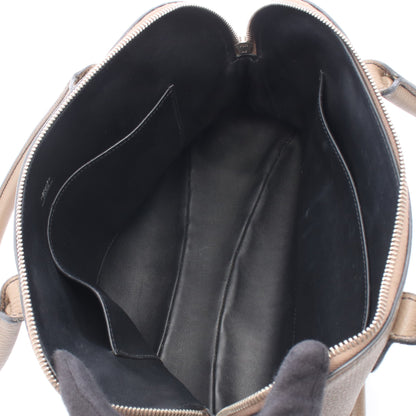 カラバス35 エトゥープ ショルダーバッグ トゴ グレーブラウン シルバー金具 □N刻印 エルメス バッグ HERMES