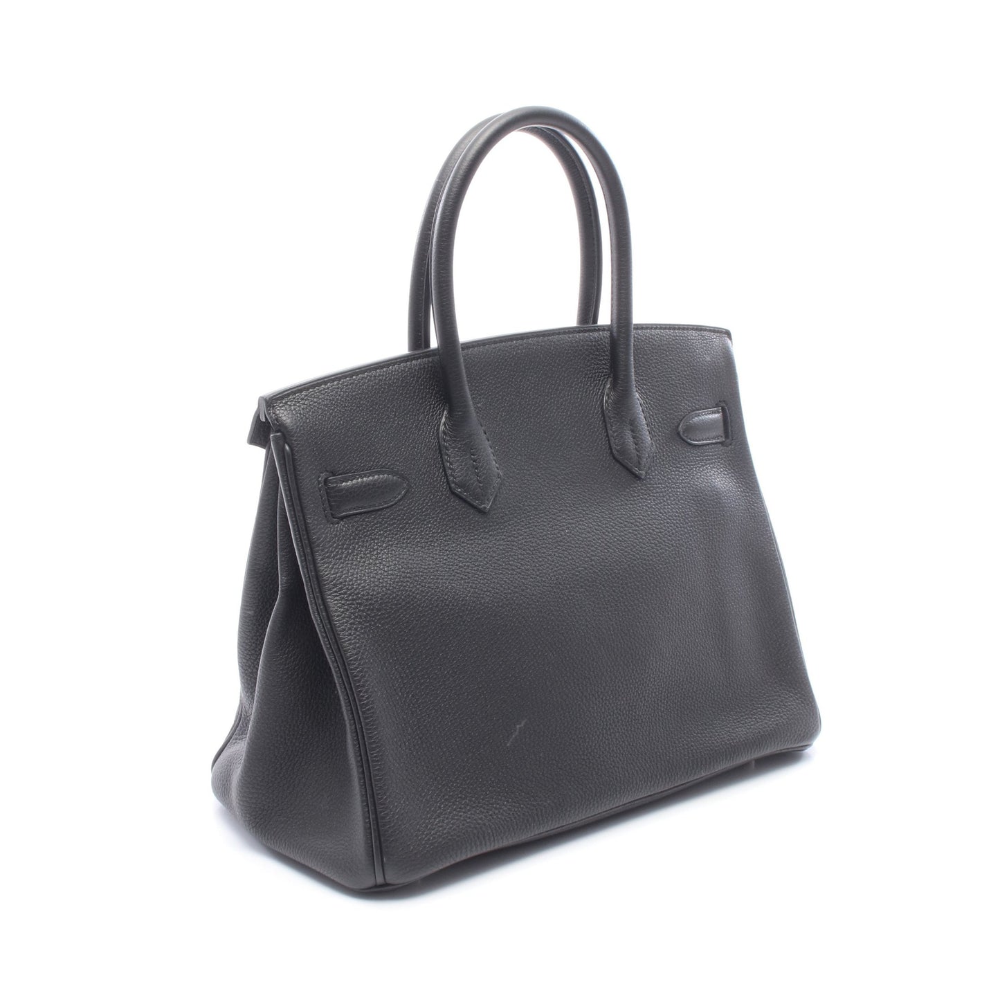 バーキン30 ハンドバッグ トゴ ブラック シルバー金具 A刻印 エルメス