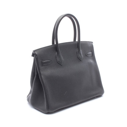 バーキン30 ハンドバッグ トゴ ブラック シルバー金具 A刻印 エルメス
