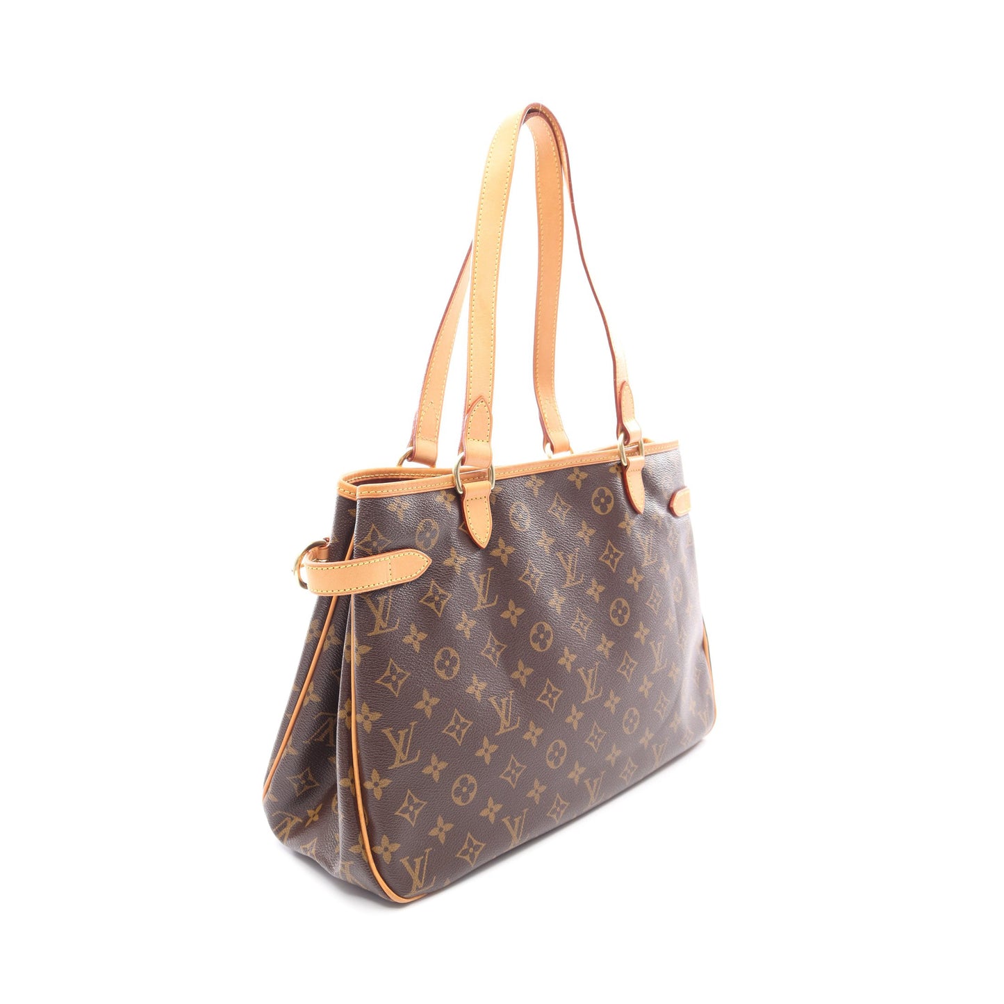 バティニョール オリゾンタル モノグラム ショルダーバッグ PVC レザー ブラウン ルイヴィトン バッグ LOUIS VUITTON