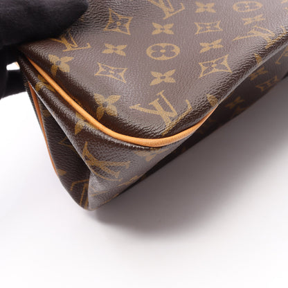 バティニョール オリゾンタル モノグラム ショルダーバッグ PVC レザー ブラウン ルイヴィトン バッグ LOUIS VUITTON