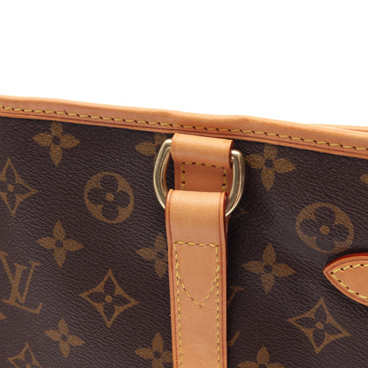 バティニョール オリゾンタル モノグラム ショルダーバッグ PVC レザー ブラウン ルイヴィトン バッグ LOUIS VUITTON