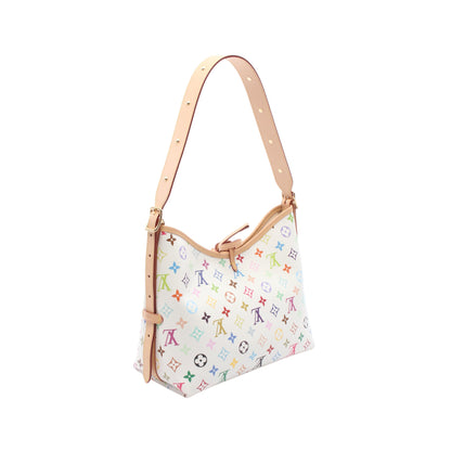 LV × TM キャリーオール NM PM モノグラムマルチカラー ショルダーバッグ PVC レザー ホワイト マルチカラー ルイヴィトン