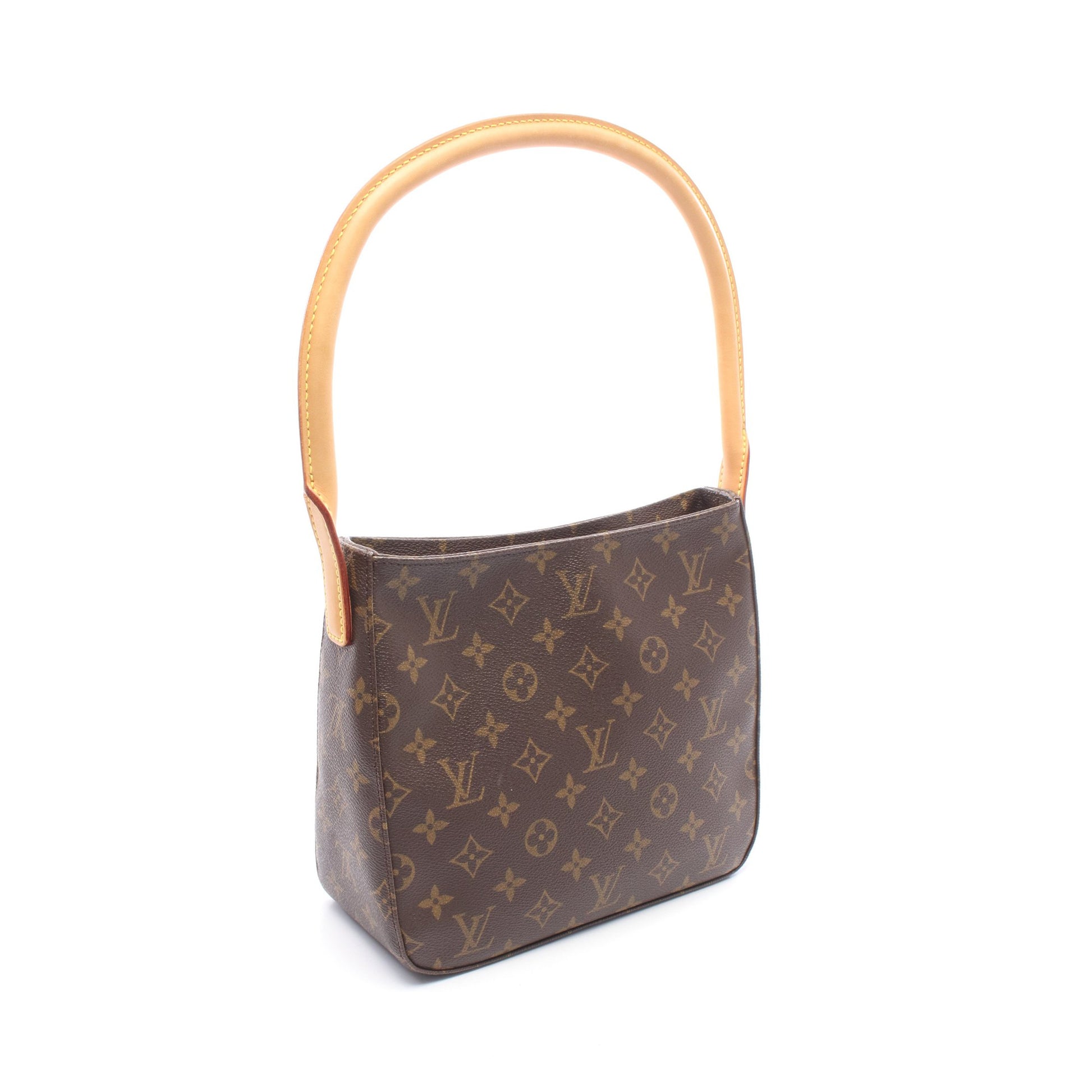 ルーピングMM モノグラム ショルダーバッグ PVC レザー ブラウン ルイヴィトン バッグ LOUIS VUITTON
