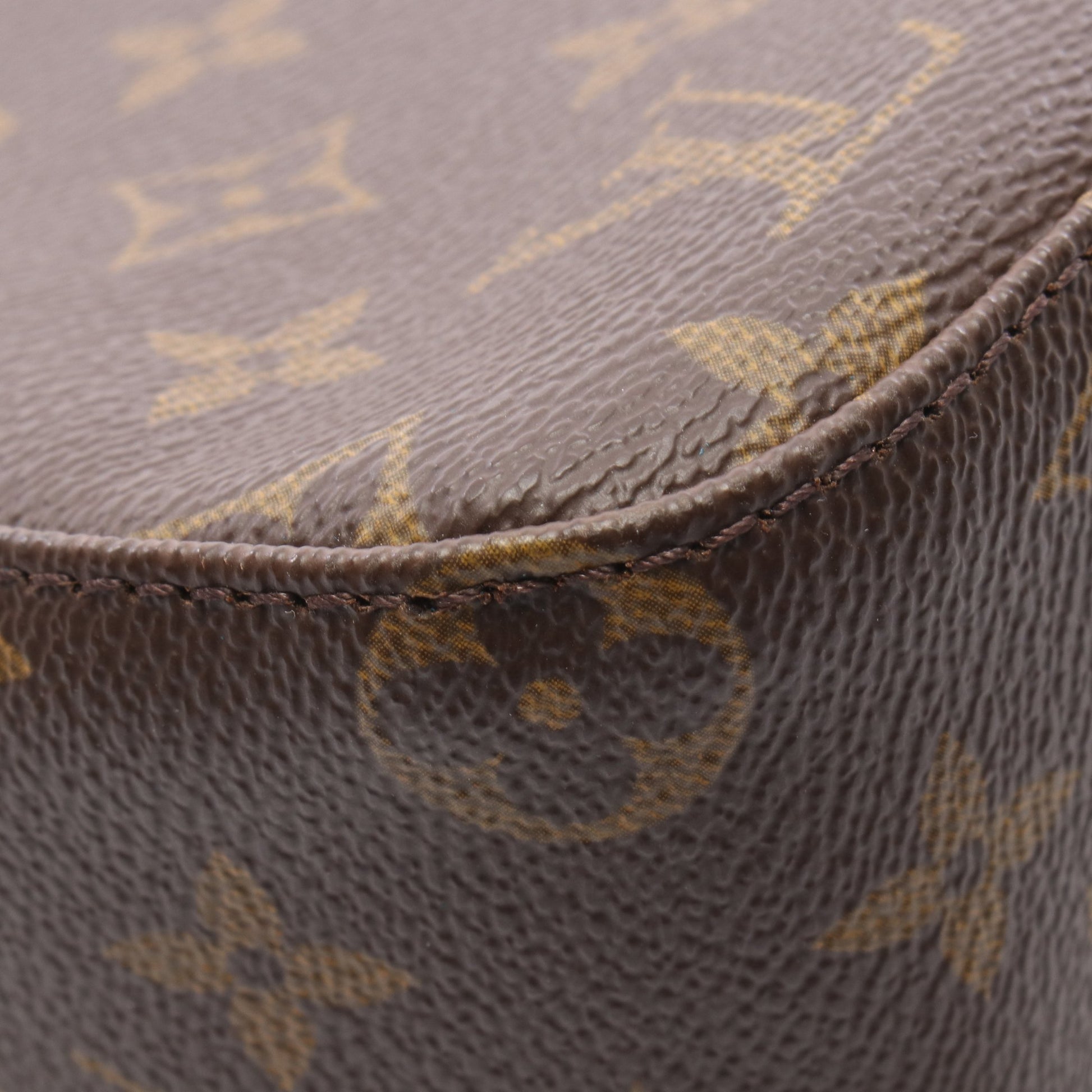 ルーピングMM モノグラム ショルダーバッグ PVC レザー ブラウン ルイヴィトン バッグ LOUIS VUITTON