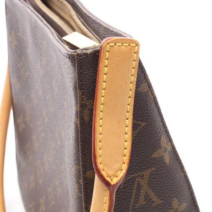 ルーピングMM モノグラム ショルダーバッグ PVC レザー ブラウン ルイヴィトン バッグ LOUIS VUITTON