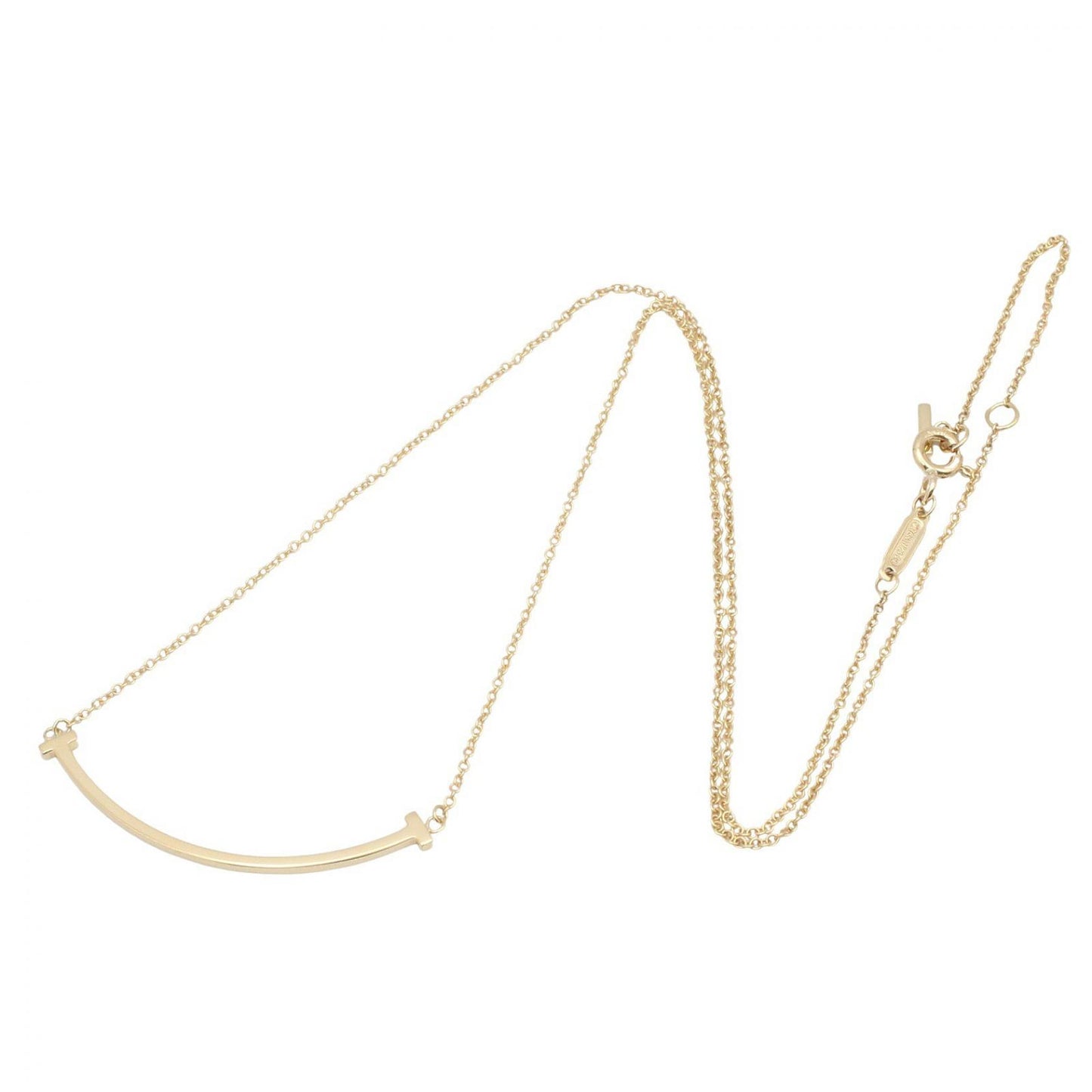 Tスマイル スモール ネックレス ネックレス K18YG ゴールド イエローゴールド ティファニー アクセサリー TIFFANY & Co.