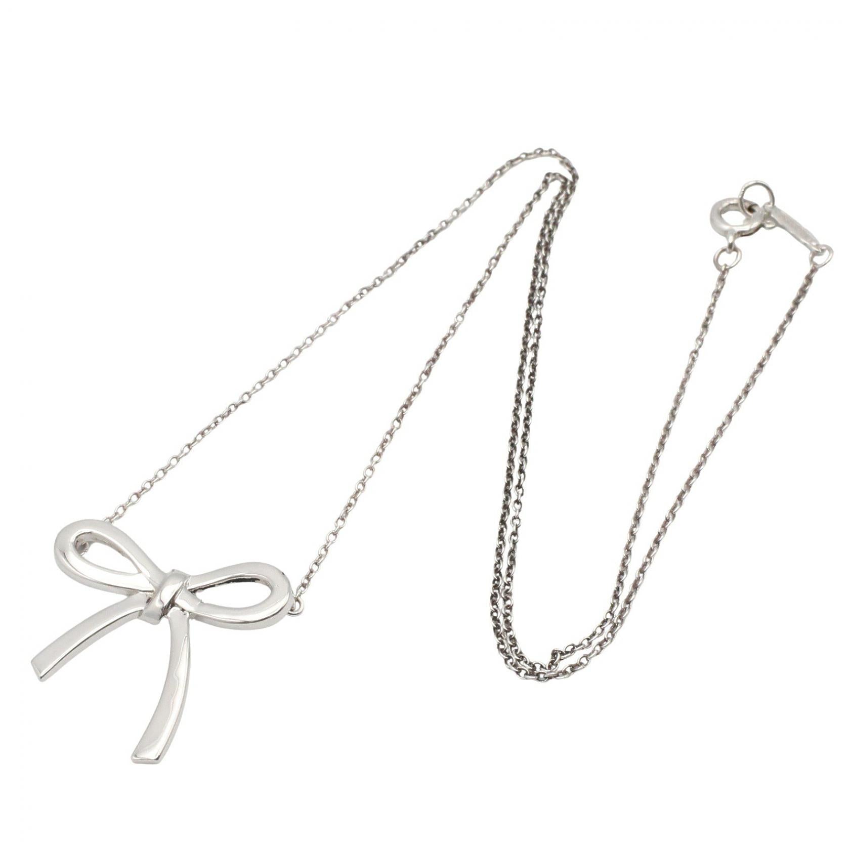リボンネックレス ネックレス SV925 シルバー ティファニー アクセサリー TIFFANY & Co.