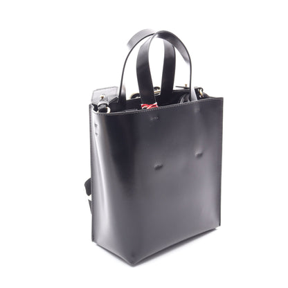 MUSEO MINI 2WAY ハンドバッグ レザー ブラック マルニ