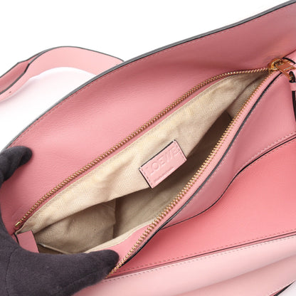 パズルバッグ ミディアム 2WAY ハンドバッグ レザー ピンク ライトピンク ロエベ バッグ LOEWE