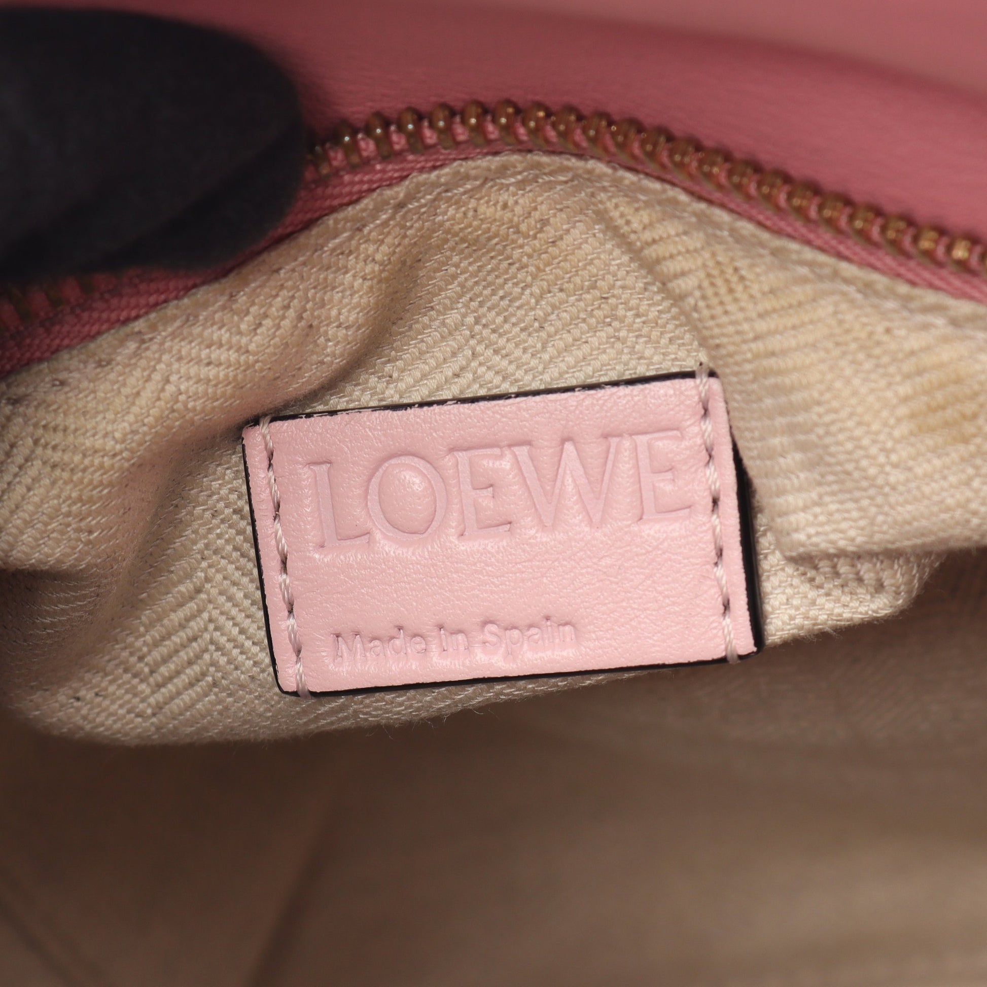 パズルバッグ ミディアム 2WAY ハンドバッグ レザー ピンク ライトピンク ロエベ バッグ LOEWE